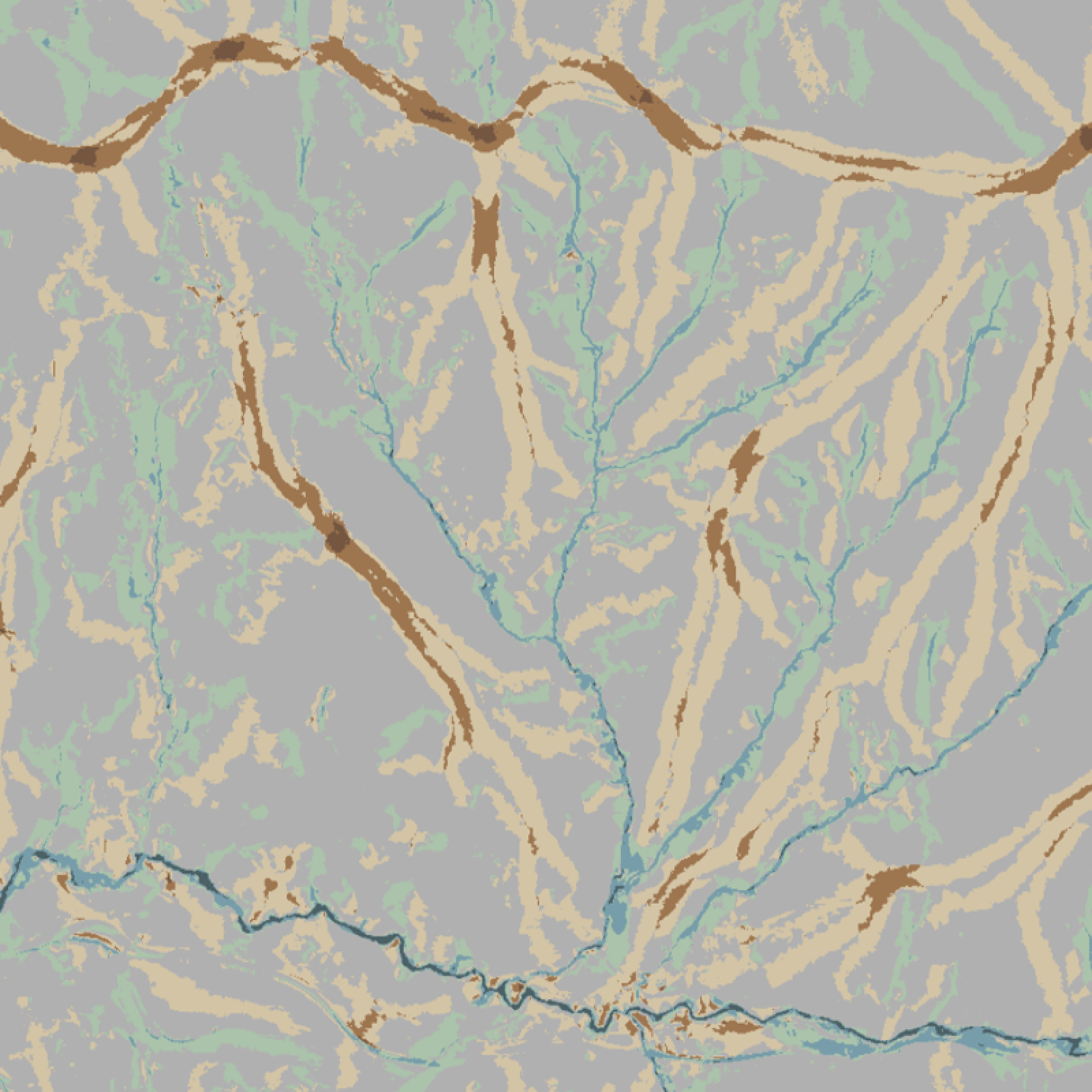 Geomorphons visualization